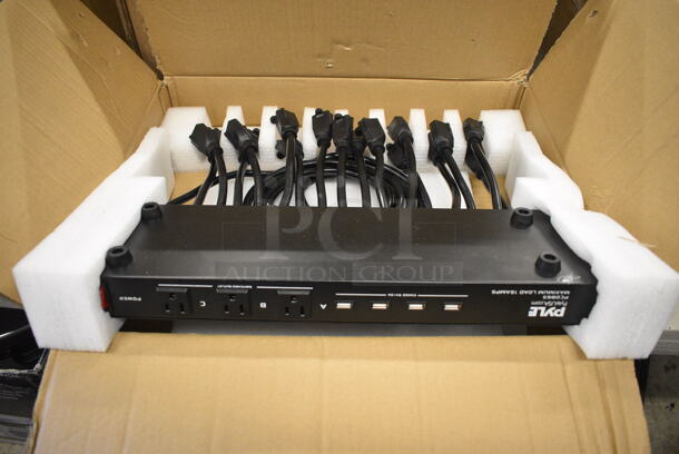 BRAND NEW SCRATCH AND DENT! Pyle PCO865 Multi Outlet Surge Protect Power Supply. 18x5.5x2