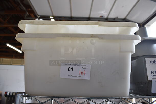 ALL ONE MONEY! Lot of Various Items Including Poly Condiment Bottles and Drop In Bins in 2 Large Poly Bins - Image 5 of 6