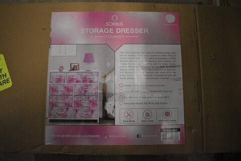 BRAND NEW SCRATCH AND DENT! Sorbus Storage Dresser