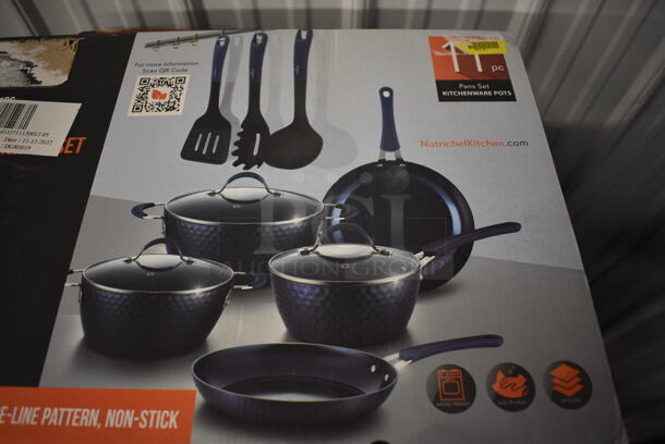 BRAND NEW SCRATCH AND DENT! NutriChef NCCW11DS Cookware Set