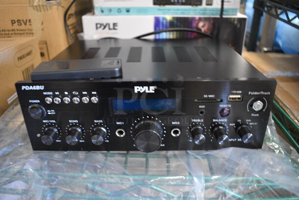 4 Various BRAND NEW SCRATCH AND DENT! Pyle  Stereo Amplifiers. 2 PDA6BU, PDA6BU.5 and PDA5BU. 4 Times Your Bid!