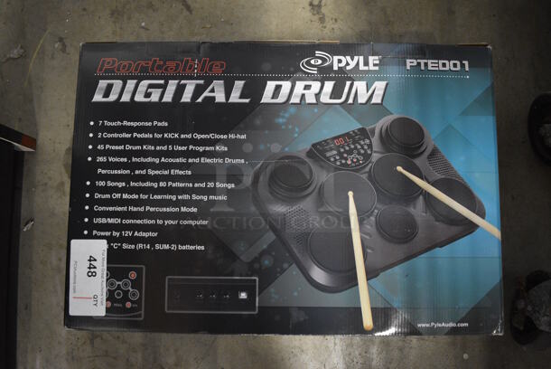 BRAND NEW SCRATCH AND DENT! Pyle PTED01 Portable Digital Drum