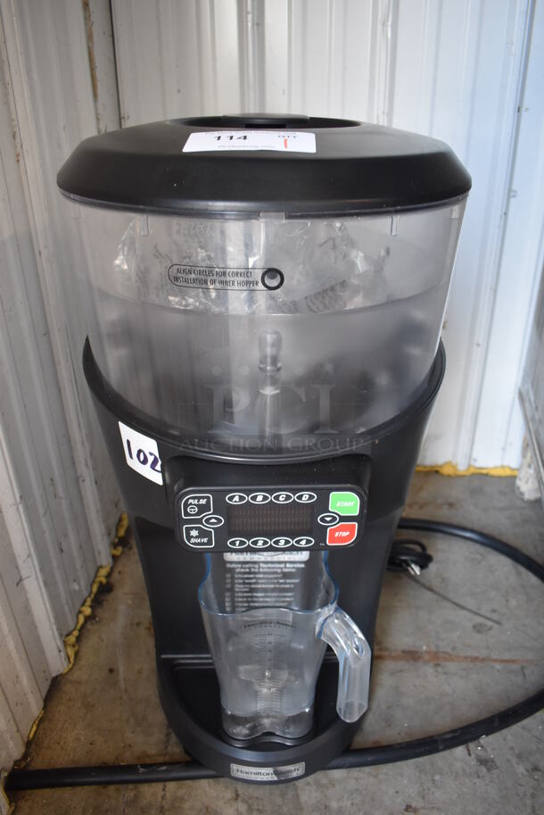 Hamilton Beach HBS1400 Metal Commercial Countertop Drink Blender / Ice Shaver Drink Machine. 120 Volts, 1 Phase. 16x17x29. Tested and Working!