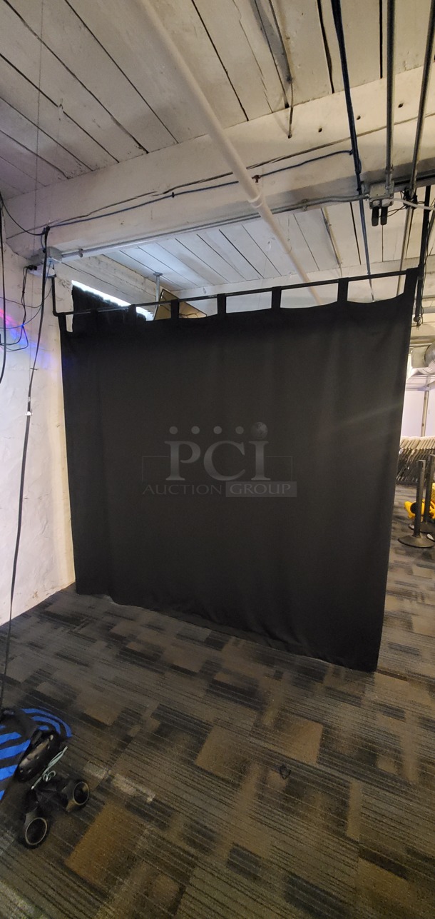 6 Custom Blackout Fabric Curtains. 6 Times Your Bid! - Image 1 of 2