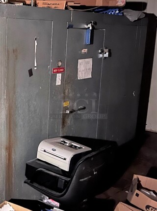 6'x5' Norlake SELF CONTAINED Walk In Freezer Box w/ Copeland KAN2-00580-IAA-100 115 Volt, 1 Phase Compressor and Norlake CPF50C 115 Volt, 1 Phase Condenser. Picture of the Unit Before Removal Is Included In the Listing.