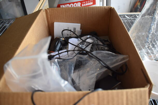 ALL ONE MONEY! Lot of Various Items Including Glass Vase and Wires - Image 3 of 4