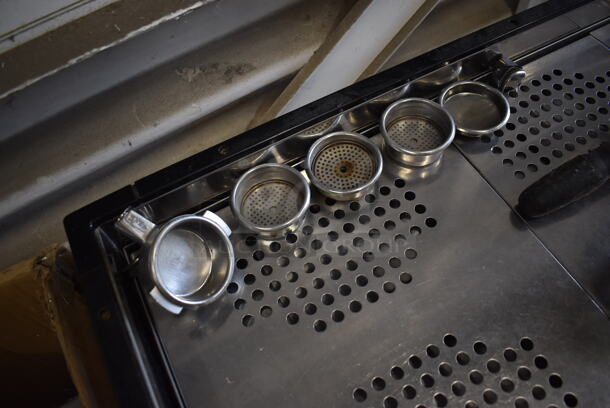 La Marzocco Linea 3EE Stainless Steel Commercial Countertop 3 Group Espresso Machine w/ 5 Portafilters and 2 Steam Wands. 208/240 Volts, 1 Phase. 37x23x21 - Image 7 of 12