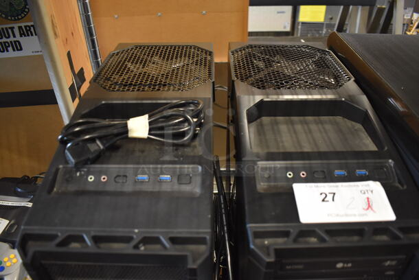 2 CUSTOM BUILT Gaming Computer Towers w/ Intel Core i7-7700k CPU @ 4.20GHz Processor, 32 GB RAM and Windows 10 Pro.. Units Were In Working Condition When Establishment Closed. 2 Times Your Bid! - Image 2 of 11
