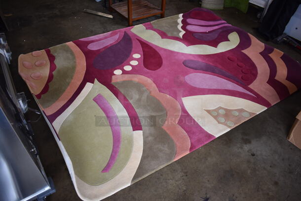 Multi Colored Rug. 72x105 - Image 1 of 7