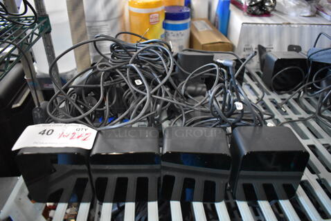 8 HTC 2PR8100 Vive Base Stations w/ 8 Chargers. 3.5x2.5x3.5. 8 Times Your Bid!