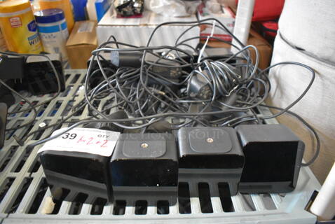 8 HTC 2PR8100 Vive Base Stations w/ 8 Chargers. 3.5x2.5x3.5. 8 Times Your Bid!