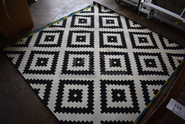 Multi Colored Rug. 79x79 - Image 2 of 6