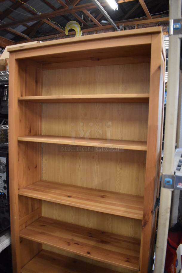 Wooden Bookshelf. 35x14.5x78 - Image 2 of 4