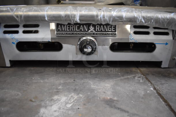 American Range Stainless Steel Commercial Countertop Natural Gas Powered Flat Top Griddle. 24x32x11 - Image 2 of 5