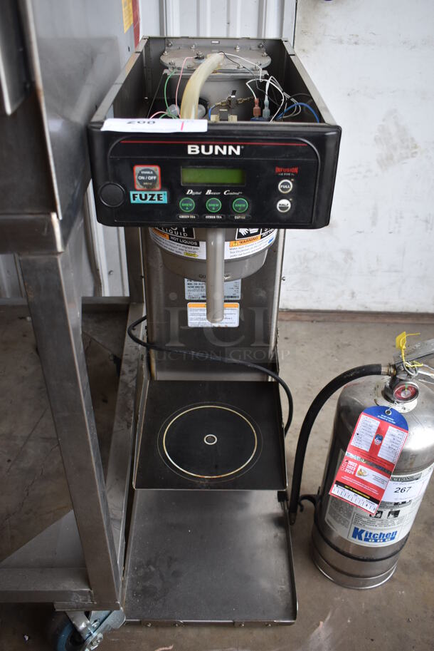 Bunn ITCB-DV Stainless Steel Commercial Countertop Iced Tea Machine w/ Poly Brew Basket. 120 Volts, 1 Phase. 12x24x35