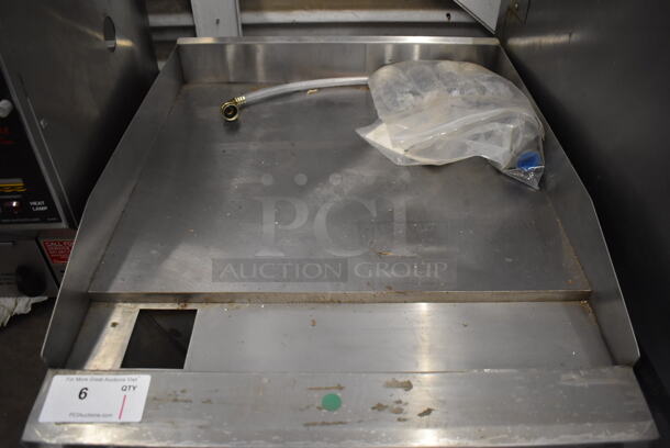 American Range Stainless Steel Commercial Countertop Natural Gas Powered Flat Top Griddle. 24x32x11 - Image 3 of 5