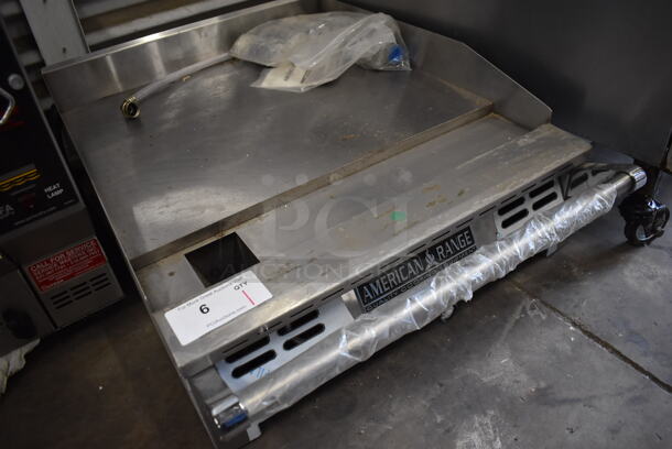 American Range Stainless Steel Commercial Countertop Natural Gas Powered Flat Top Griddle. 24x32x11 - Image 4 of 5