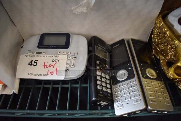 ALL ONE MONEY! Tier Lot of Various Items Including Receipt Printer Paper, Binders, Markers and Phones - Image 3 of 9