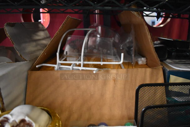 ALL ONE MONEY! Tier Lot of Various Items Including Receipt Printer Paper, Binders, Markers and Phones - Image 6 of 9