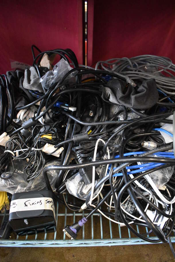 ALL ONE MONEY! Tier Lot of Various Items Including Wires and Damaged HTC Controllers for VR System - Image 3 of 7