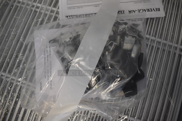 BRAND NEW SCRATCH AND DENT! Beverage Air MT34-1 ENERGY STAR Metal Commercial 2 Door Reach In Cooler Merchandiser w/ LED Lighting and Poly Coated Racks. 115 Volts, 1 Phase. 39x26x79. Tested and Working! - Image 6 of 7