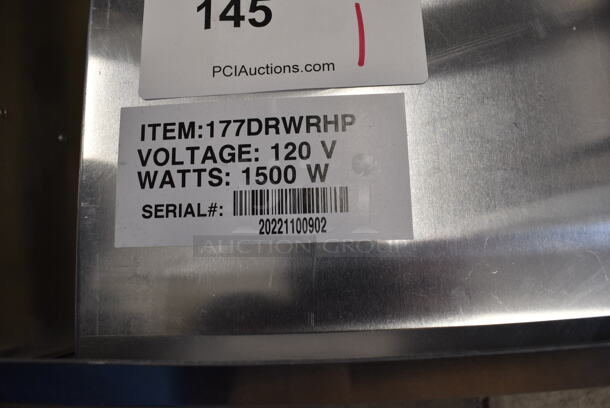 BRAND NEW SCRATCH AND DENT! Avantco 177DRWRHP Holding / Proofing Control Drawer Assembly For Warming Cabinet. 120 Volts, 1 Phase. 18x30x8. Tested and Powers On - Image 5 of 7