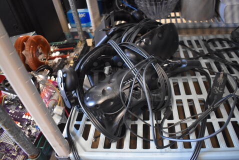 2 HTC VR Headset. 9x12x6. 2 Times Your Bid!