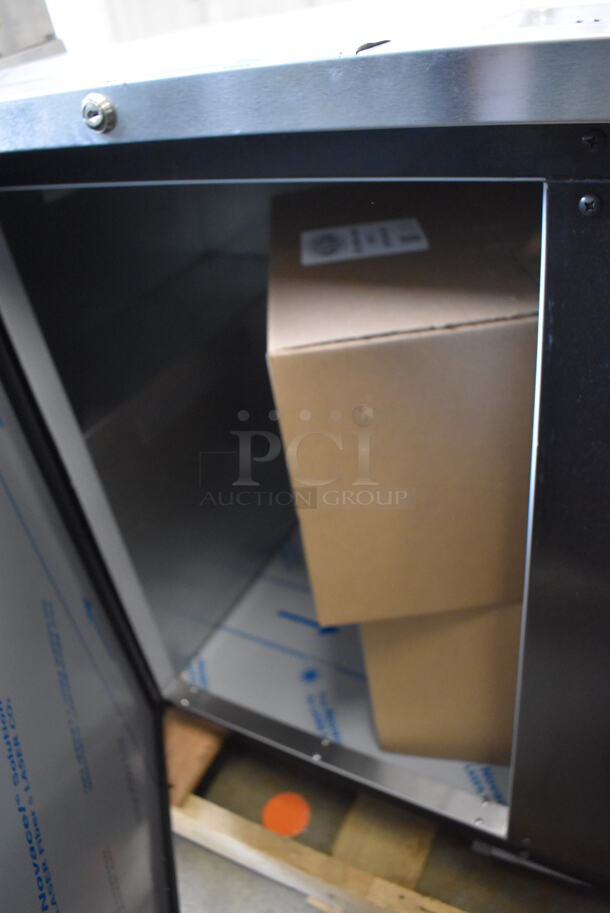 BRAND NEW SCRATCH AND DENT! Beverage Air DD94HC-1-B-144 Stainless Steel Commercial Direct Draw Kegerator w/ 2 Beer Towers. Stock Picture Used As Gallery. 115 Volts, 1 Phase. 95x28.5x37.5. Tested and Working! - Image 7 of 11