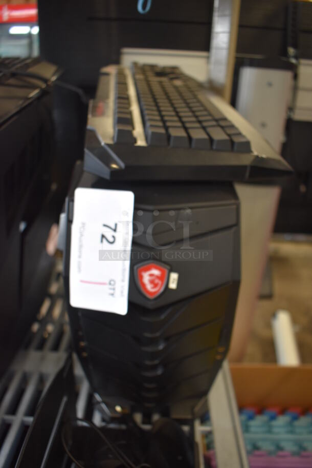 MSI Gaming Desktop Aegis 3 Plus Intel Core i7 8th Gen 8700 (3.20 GHz) 16 GB DDR4 2 TB HDD 256 GB PCIe NVMe SSD NVIDIA GeForce GTX 1070 Ti Windows 10 Home 64-Bit w/ Keyboard, Mouse and Metal Bracket. - Image 3 of 6