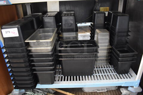 ALL ONE MONEY! Lot of Tier of Various Items Including Poly Drop In Bins