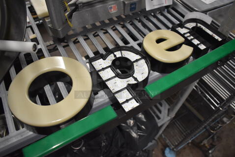 Open Sign. 21x2x8