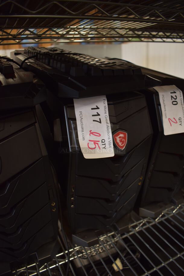 MSI Gaming Desktop Aegis 3 Plus Intel Core i7 8th Gen 8700 (3.20 GHz) 16 GB DDR4 2 TB HDD 256 GB PCIe NVMe SSD NVIDIA GeForce GTX 1070 Ti Windows 10 Home 64-Bit w/ Keyboard, Mouse and Metal Bracket. - Image 2 of 4