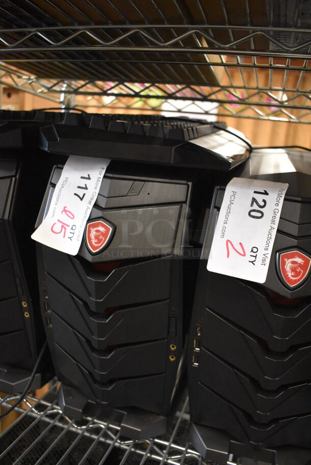 MSI Gaming Desktop Aegis 3 Plus Intel Core i7 8th Gen 8700 (3.20 GHz) 16 GB DDR4 2 TB HDD 256 GB PCIe NVMe SSD NVIDIA GeForce GTX 1070 Ti Windows 10 Home 64-Bit w/ Keyboard, Mouse and Metal Bracket. - Image 3 of 4