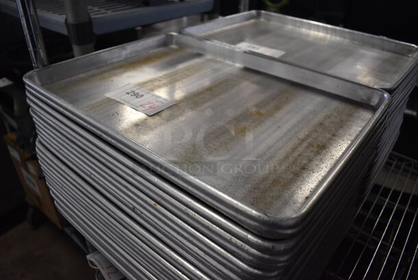24 Metal Half Size Baking Pans. 13x18x1. 24 Times Your Bid! - Image 2 of 3