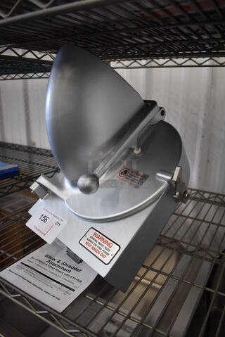 BRAND NEW! Avantco 177MX20SLICR Metal Commercial Pelican Head Slicer Attachment w/ Slicing Blade. 11x16x16