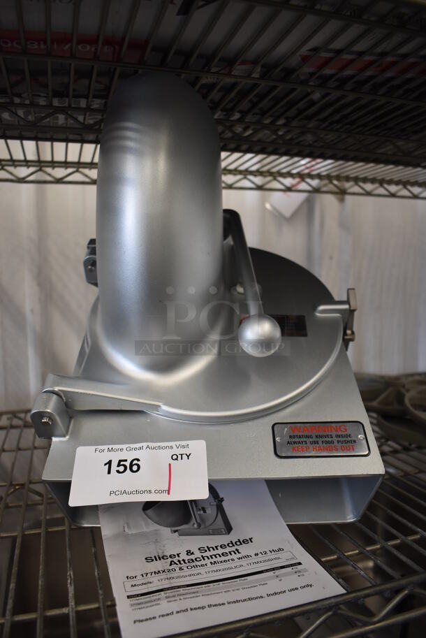 BRAND NEW! Avantco 177MX20SLICR Metal Commercial Pelican Head Slicer Attachment w/ Slicing Blade. 11x16x16 - Image 5 of 7