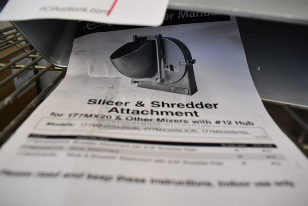 BRAND NEW! Avantco 177MX20SLICR Metal Commercial Pelican Head Slicer Attachment w/ Slicing Blade. 11x16x16 - Image 6 of 7