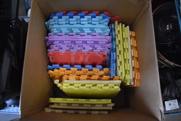 ALL ONE MONEY! Lot of Various Colored Mat Pieces. 13x13x0.5