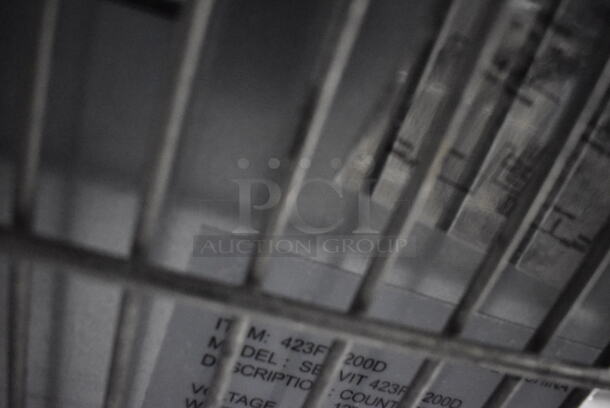 LIKE NEW! ServIt 423FW200D Stainless Steel Commercial Countertop 2 Well Food Warmer. Unit Has Only Been Used a Few Times! 120 Volts, 1 Phase. 30.5x23x0.5. Tested and Working! - Image 6 of 6