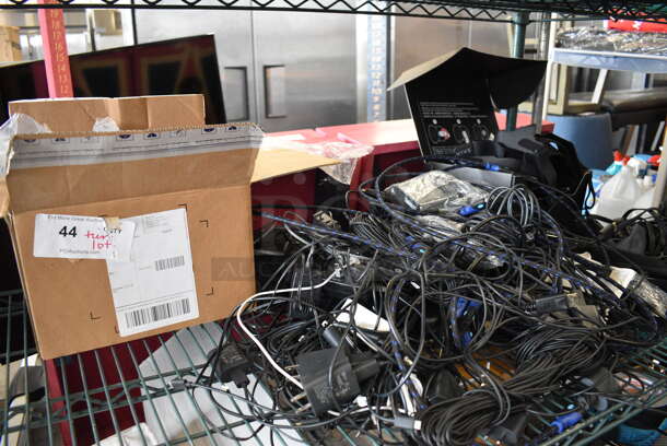 ALL ONE MONEY! Tier Lot of Various Items Including Wires, Vive System Straps and Hard Drives - Image 8 of 8