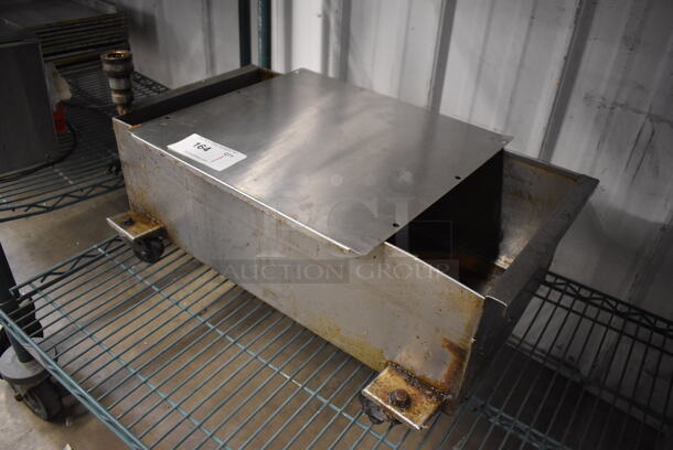 Stainless Steel Commercial Grease Trap on Commercial Casters. 15x26x14 - Image 2 of 4