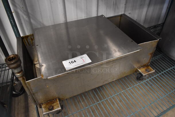 Stainless Steel Commercial Grease Trap on Commercial Casters. 15x26x14 - Image 3 of 4