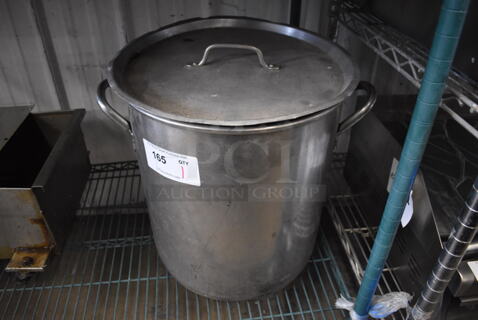 Metal Stock Pot w/ Lid. 18x15x17