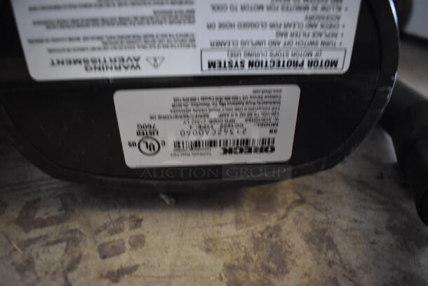 BRAND NEW! Oreck CC1600 Ultimate Handheld Bagged Canister Vacuum. Stock Picture Used For Gallery Picture. 120 Volts, 1 Phase. 14x10x16. Tested and Working! - Image 7 of 8