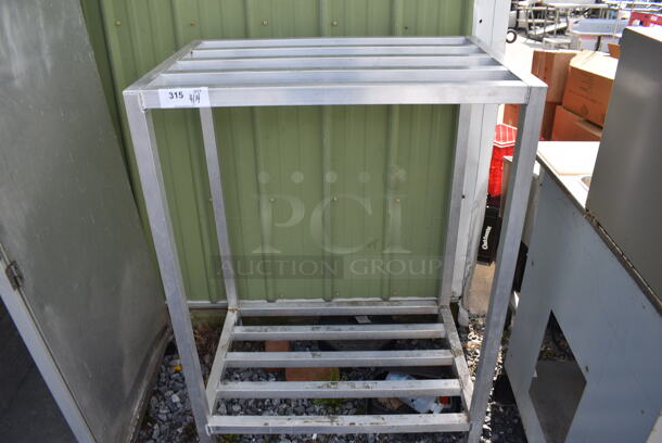 Metal 2 Tier Dunnage Style Shelving Unit. 34x23.5x47 - Image 2 of 3