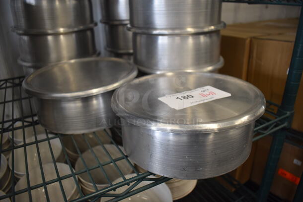 11 Metal Round Baking Pans w/ Lids. 9x9x3.5. 11 Times Your Bid! - Image 2 of 4