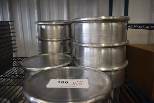 11 Metal Round Baking Pans w/ Lids. 9x9x3.5. 11 Times Your Bid! - Image 3 of 4