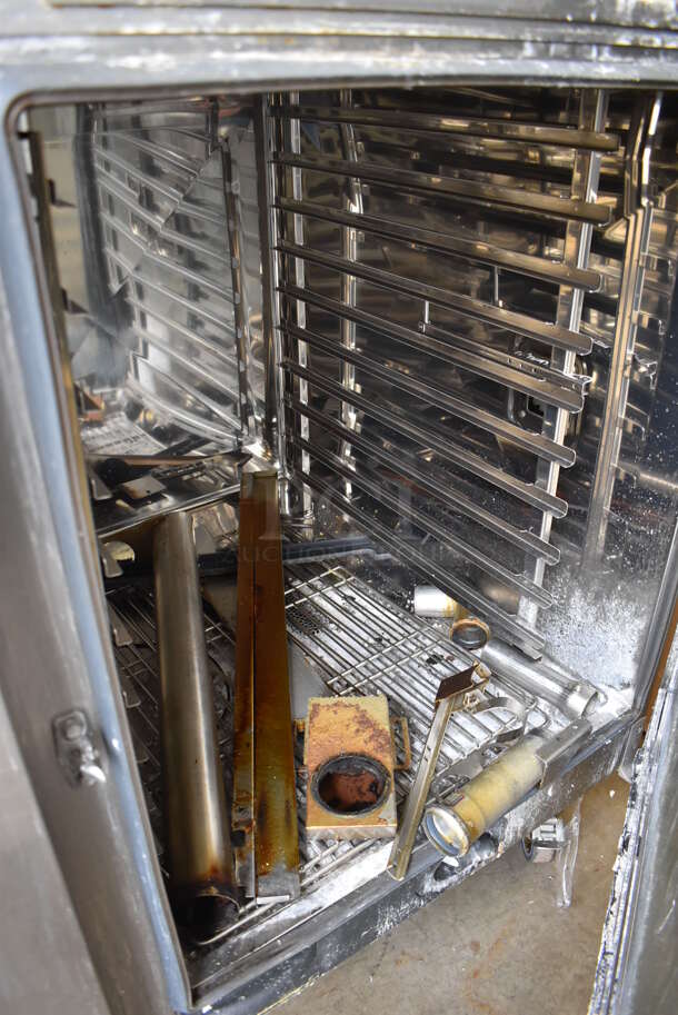 2019 Rational SCC WE 102 Stainless Steel Commercial Combitherm Self Cooking Center Convection Oven on Commercial Casters. 480 Volts, 3 Phase. 42x40x48 - Image 5 of 8