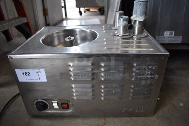Musso Lussino L2 Stainless Steel Commercial Countertop Ice Cream Maker. 115 Volts, 1 Phase. 20.5x14x12 - Image 1 of 6