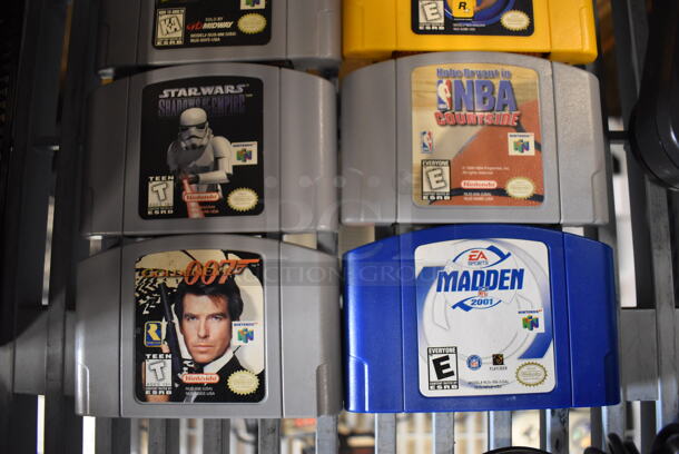 Nintendo 64 NUS-001 Countertop Video Game Console w/ 4 Controllers and 8 Various Games. 10.5x9x3 - Image 6 of 7